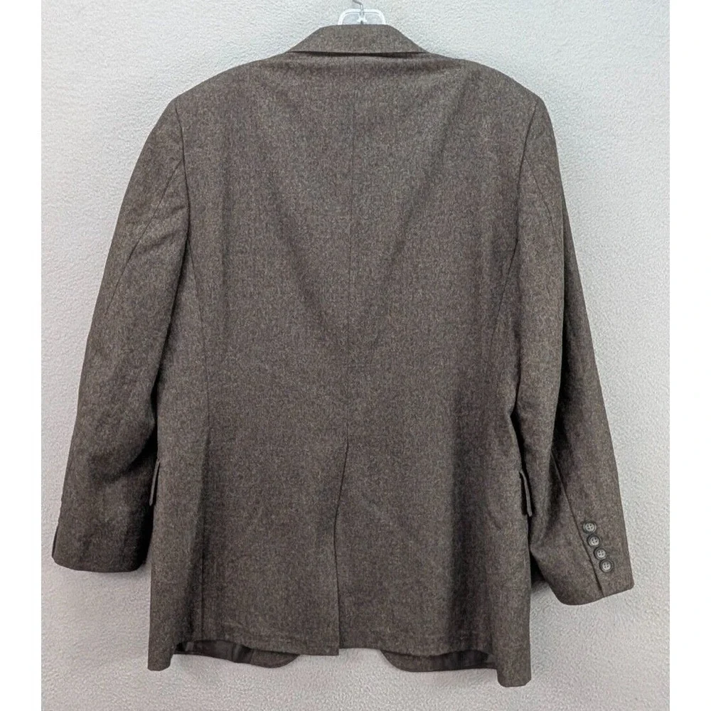 Vintage Stonehaven Pure Wool Herringbone Tweed Sport Coat Jacket Mens 42R Formal